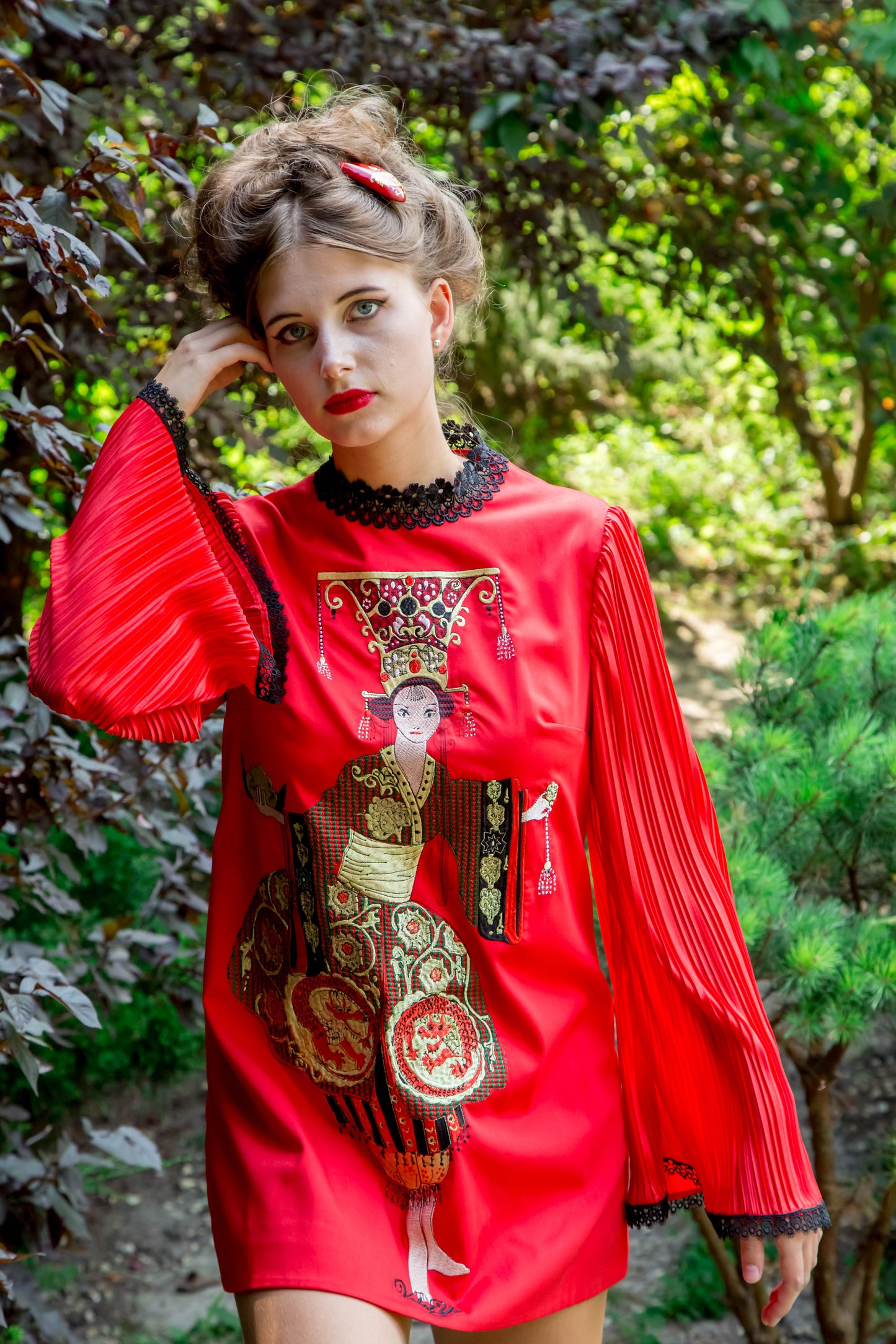 Туника "Красная Японка"