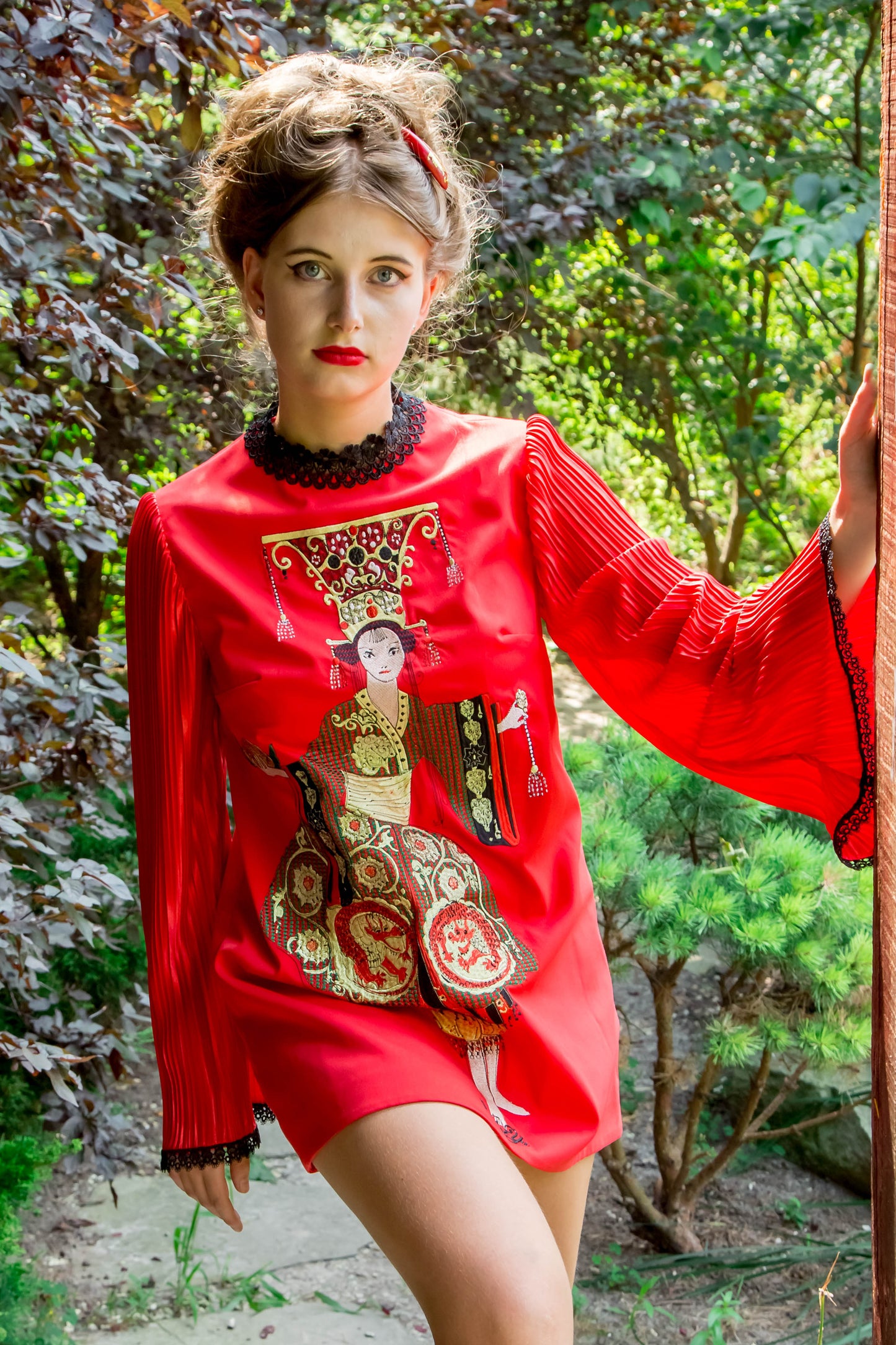 Tunic Red Japanese