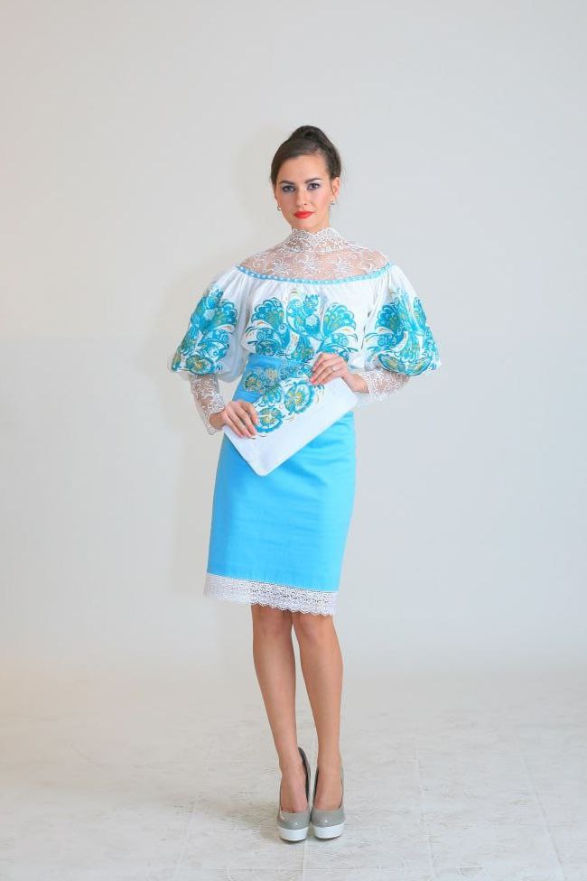 Turquoise Petrykivka